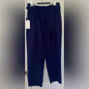 Wilfred Classic Navy Tie-Front Pant - Size 6